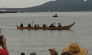 Lummi canoe