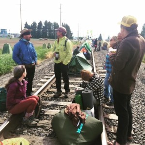 on the track at Anacortes